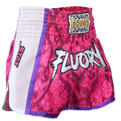 Fluory Muay Thai Short MTSF64 Rosa