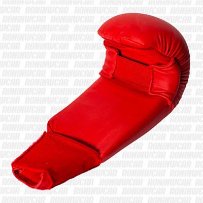 adidas Gants Karate Homologués Sans Pounce Rouge