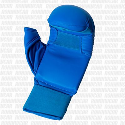 adidas Karate Handschutz mit Daumen Blau