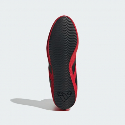 adidas Box Hog 3 Boxing Shoes Vermelho-Preto