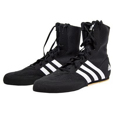 adidas Box Hog 2 Boxing Shoes Nero-Marrone