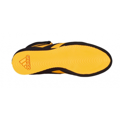 Adidas Botas Boxeo Box Hog 3 Negro-Amarillo