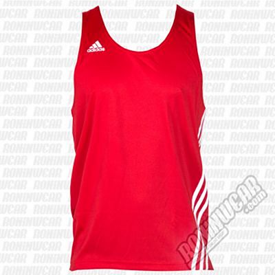 adidas Boxing Top Base Punch Rot-weiß