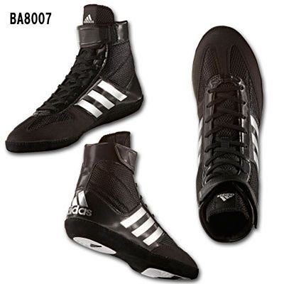 Adidas Combat Speed 5 Wrestling Shoes Black-Silver