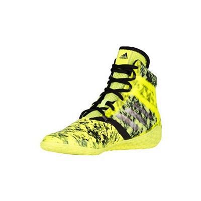 Adidas Zapatillas Wrestling Boxeo Flying Impact Amarillo-Negro