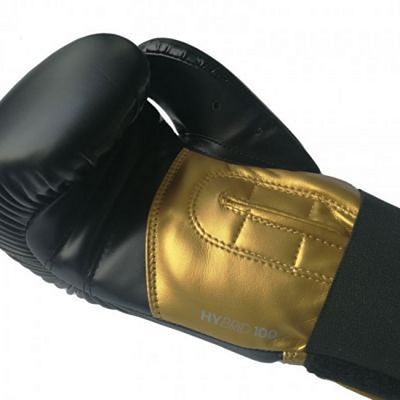 Adidas Hybrid 100 Boxing Gloves Black-Gold