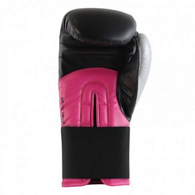 Adidas Hybrid 100 Boxing Gloves Dynamic Fit Schwarz-Rosa