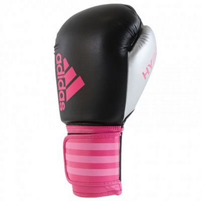 Adidas Hybrid 100 Kids Boxing Gloves Dynamic Fit Svart-Rosa