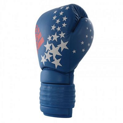 Adidas Hybrid 300 Boxing Gloves Patriot Limited Edition Blau