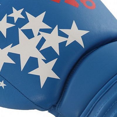 Adidas Hybrid 300 Boxing Gloves Patriot Limited Edition Blå