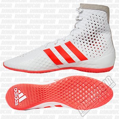 adidas KO Legend Boxing Shoes Weiß-Rot