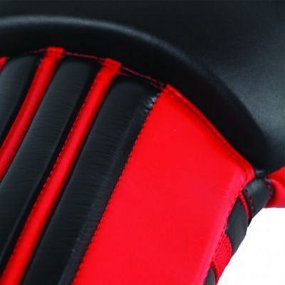 Adidas Safety Sparring Boxing Gloves Laces Nero-Rosso