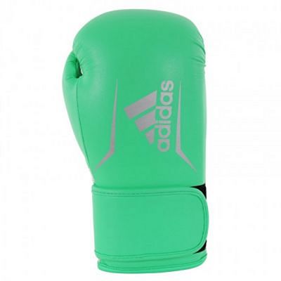 Adidas Speed 100 Boxing Gloves Verde-Prateado