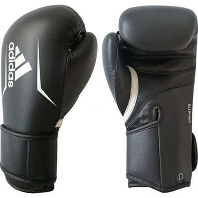 Adidas Speed 175 Boxing Gloves Preto-Branco