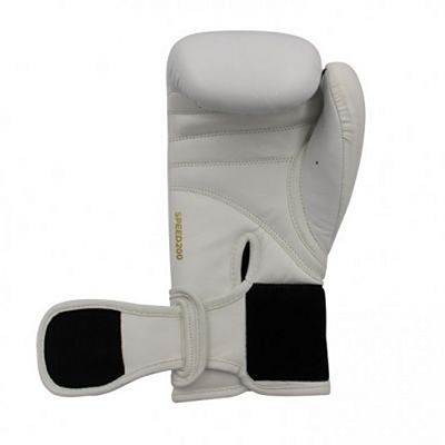 adidas Speed 200 Boxing Gloves White-Gold