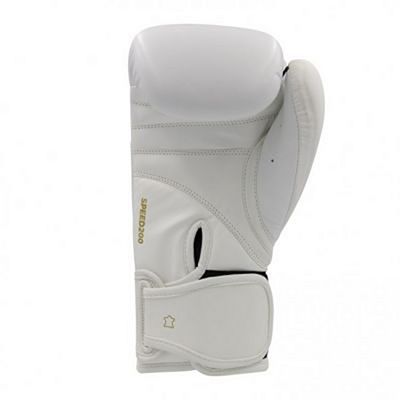 adidas Speed 200 Boxing Gloves White-Gold