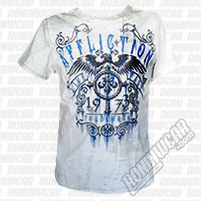 Affliction Camiseta Condemned Niño Blanco