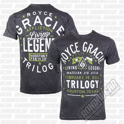 Affliction Gracie Trilogy S/S Nero