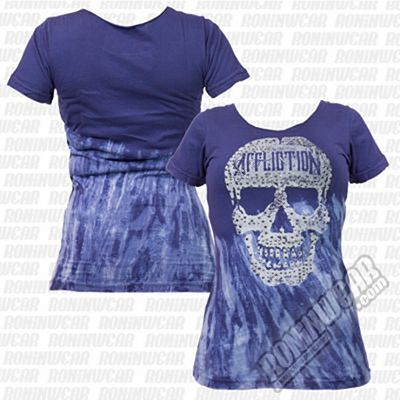 Affliction Olivia Skull Tee