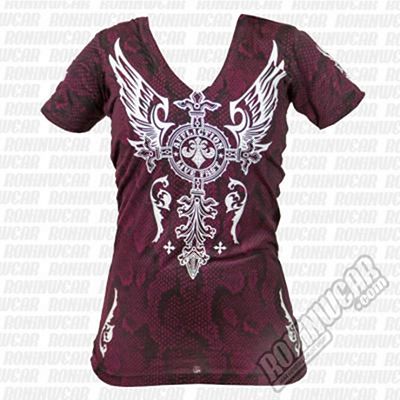 Affliction Silver Heart Tee