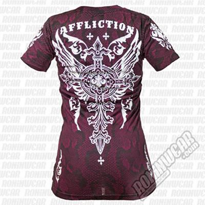 Affliction Silver Heart Tee