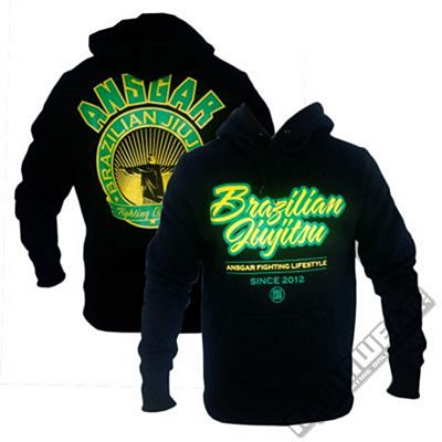 Ansgar BJJ Lifestyle Hoodie Svart