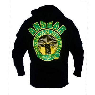 Ansgar BJJ Lifestyle Hoodie Fekete