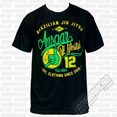 Ansgar BJJ Lets Roll Black