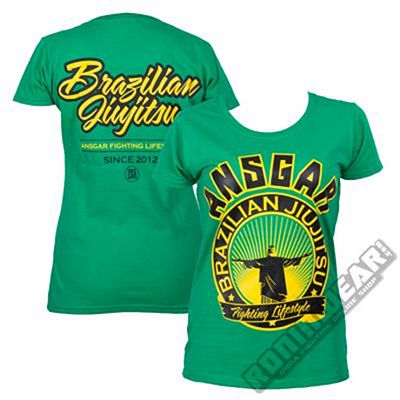 Ansgar Brazilian Jiu Jitsu Girls Green