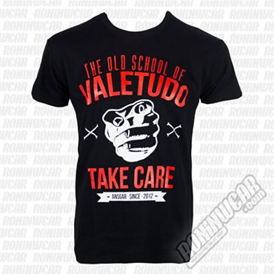 Ansgar T-shirt Old School Valetudo Schwarz-Rot