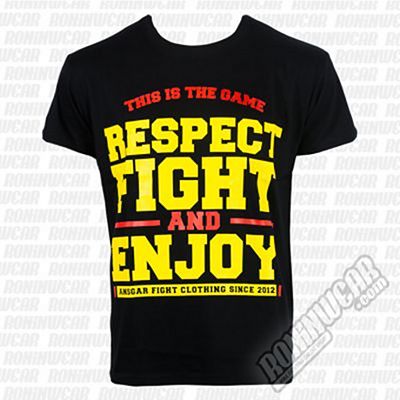 Ansgar T-shirt Respect Fight Preto