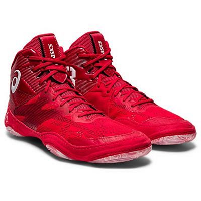 ASICS JB ELITE IV Wrestling Shoes Vermelho