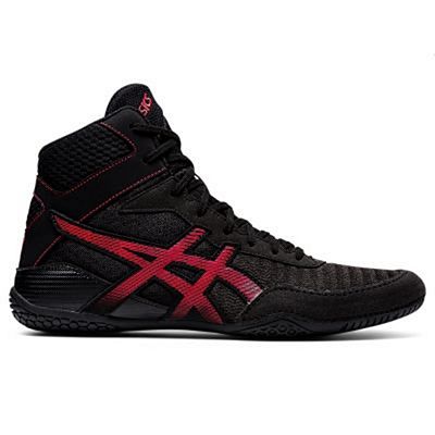 ASICS Mat Control 2 Wrestling Shoes Negro-Rojo