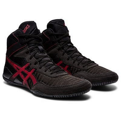 ASICS Mat Control 2 Wrestling Shoes Schwarz-Rot