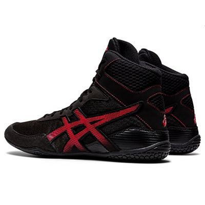 ASICS Mat Control 2 Wrestling Shoes Schwarz-Rot