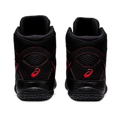 ASICS Mat Control 2 Wrestling Shoes Nero-Rosso