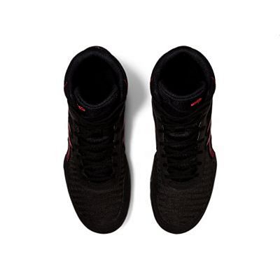 ASICS Mat Control 2 Wrestling Shoes Nero-Rosso