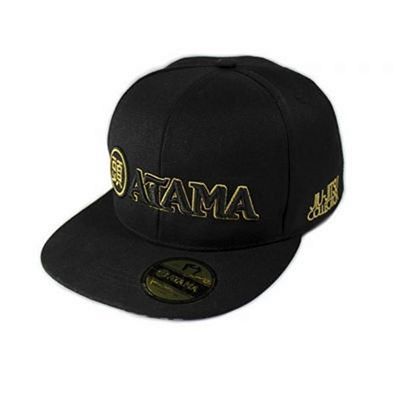 Atama Black Snapback Hat Black
