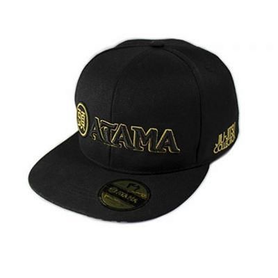 Atama Black Snapback Hat Schwarz