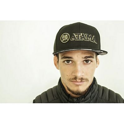 Atama Black Snapback Hat Nero