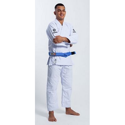 Atama Infinity Colab BJJ Kimono Fehèr-Fekete