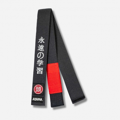 Atama Premium BJJ Belt Negro