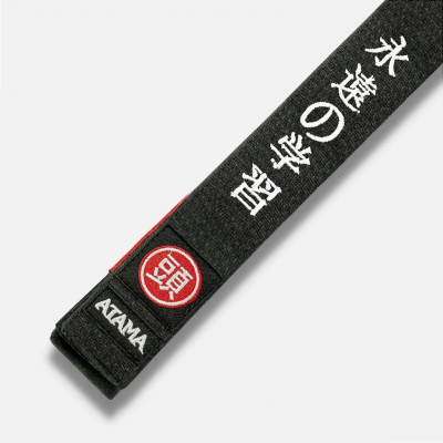 Atama Premium BJJ Belt Negro