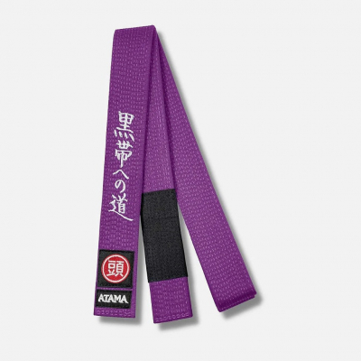 Atama Premium BJJ Belt Morado