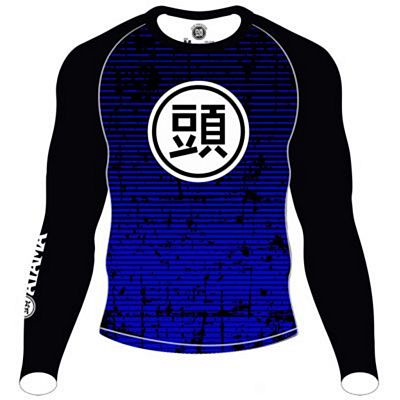 Atama Ranked LS Rashguard Preto-Azul