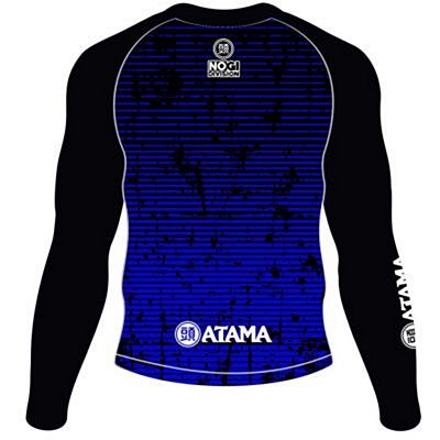 Atama Ranked LS Rashguard Preto-Azul