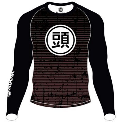 Atama Ranked LS Rashguard Preto-Marrom