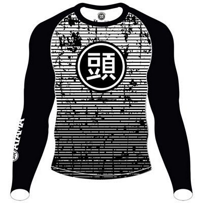 Atama Ranked LS Rashguard Negro-Blanco