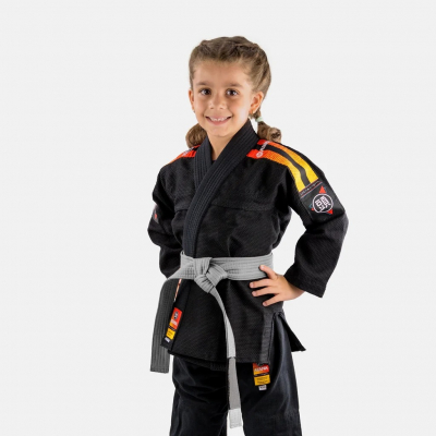 Atama Ultra Light Bjj Kids Gi Svart