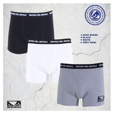 Bad Boy 3 Pack Boxer Sokszínű